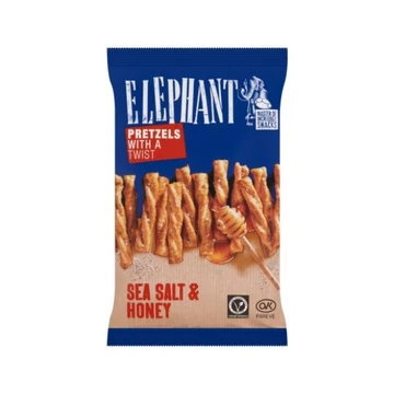 Elephant csavart perec méz&amp;só 70g