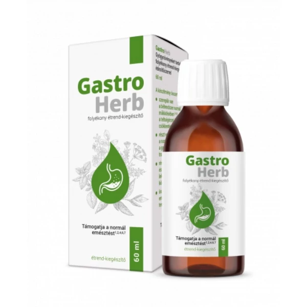 GastroHerb étrendkiegészítő folyadék 60ml