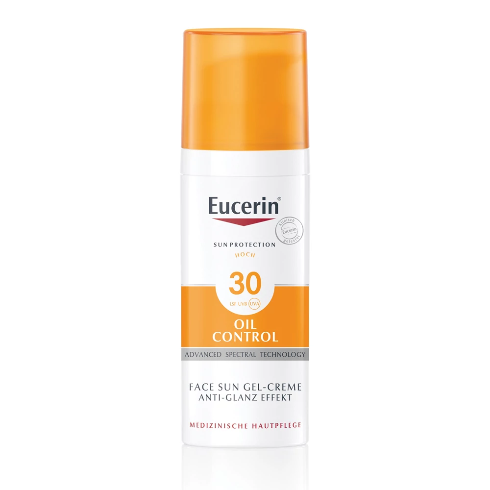 Eucerin Sun Oil Control napozó gél-krém arcra FF30 50ml