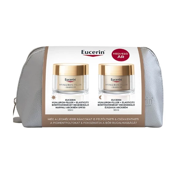 Eucerin HyaluronF+Elast SPF30 csomag nappali+éjszakai 50+50ml