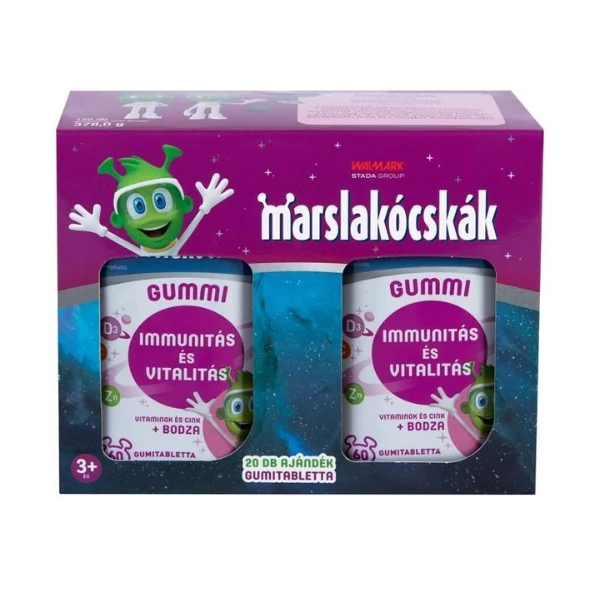 Marslakócskák Gummi bodza gumitabletta 120x