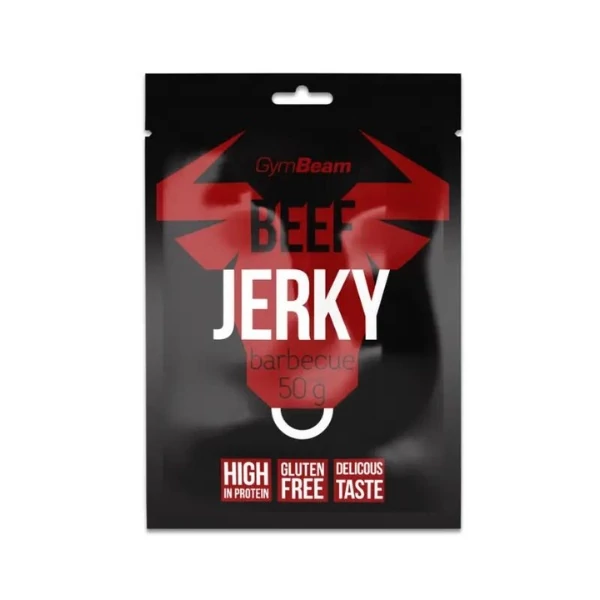 GymBeam Beef Jerky szárított marhahús barbecue 50g