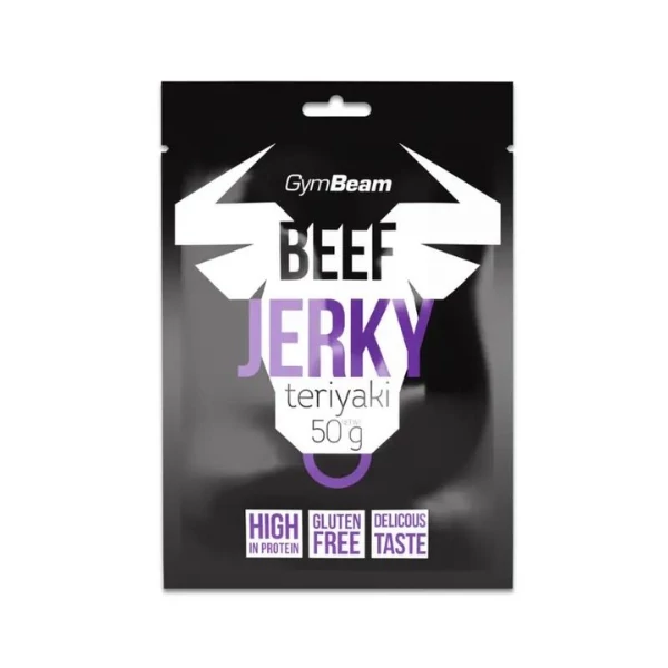 GymBeam Beef Jerky szárított marhahús teriyaki 50g