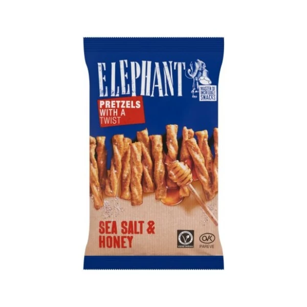 Elephant csavart perec méz&só 70g