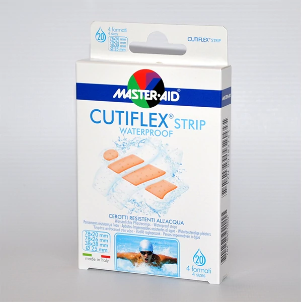 Master Aid Cutiflex strip vízálló sebtapasz 4 méretben 20x