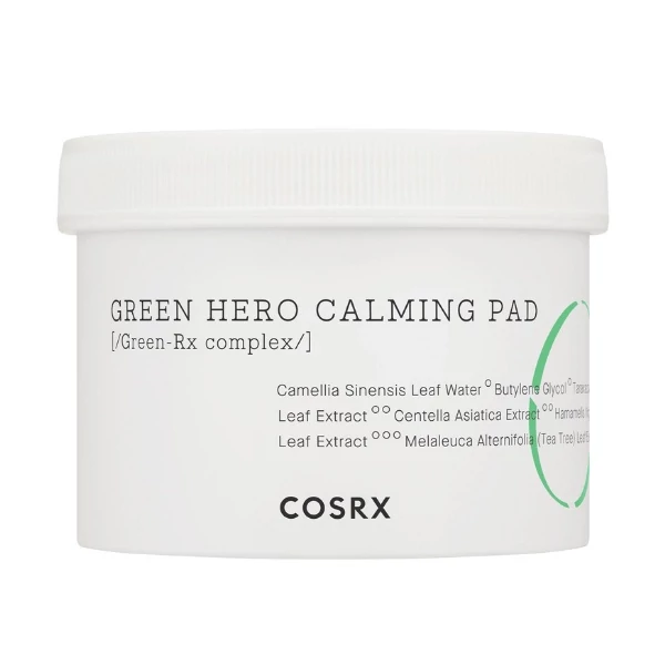 Cosrx - One Step Green Hero Calming Pad - Nyugtató Arckorongok 70x